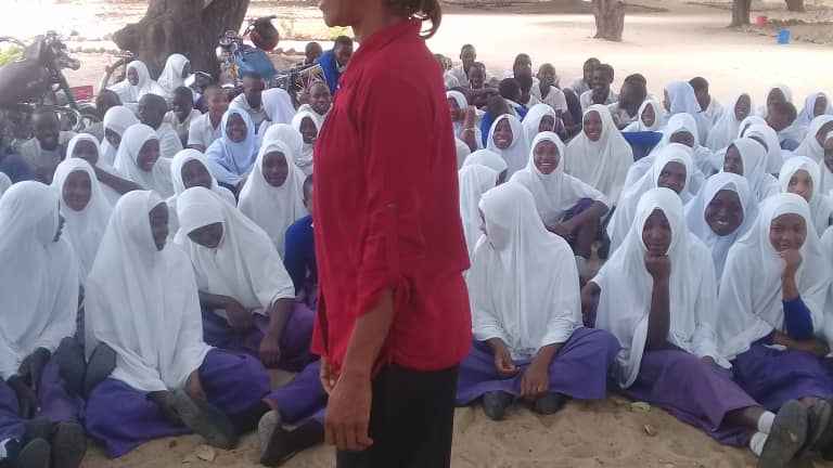 secondary student in one of school in Tunduru district