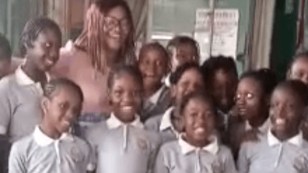 MORAL HOUR with the School Girls