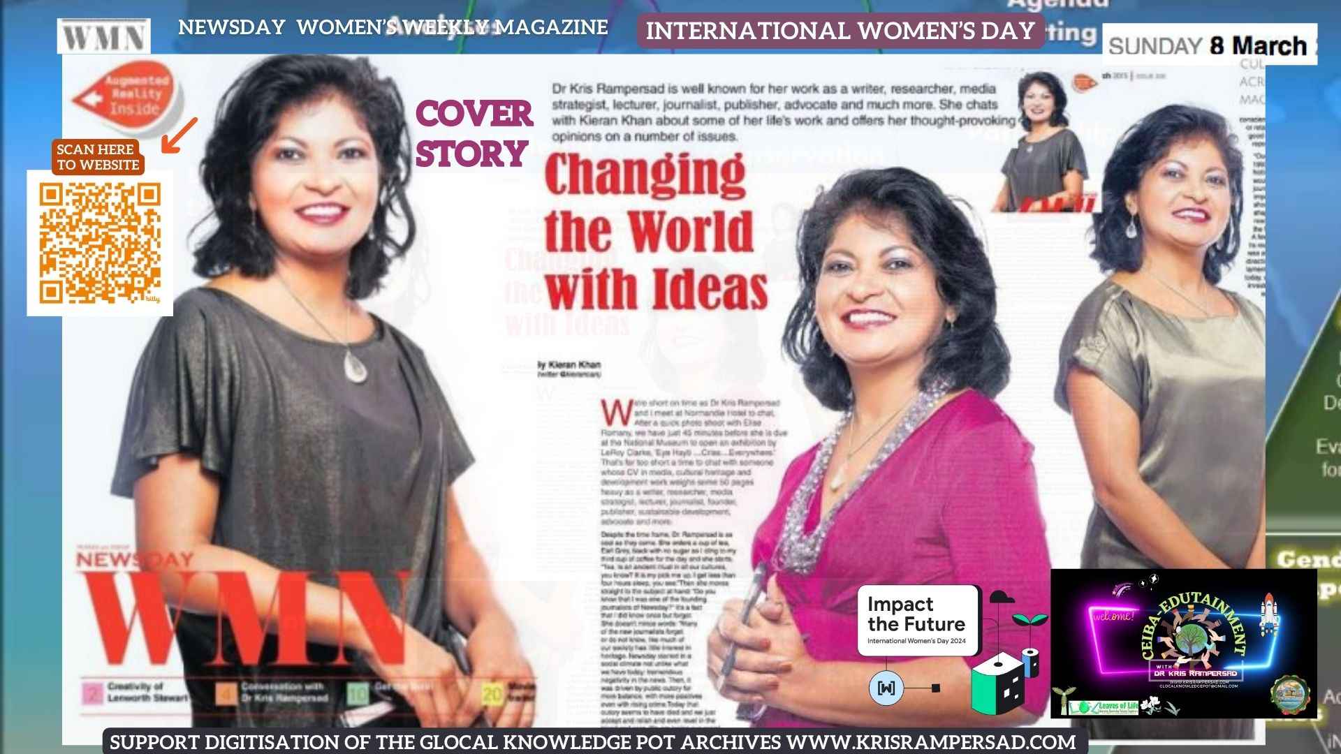 Newspaper Interview Dr Kris Rampersad Changing the World With Ideas