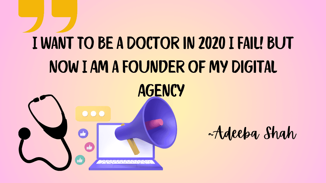 This is the story of Adeeba Shah whose once dream was to be a doctor but du eto some reasons the dream didn't happens in reality