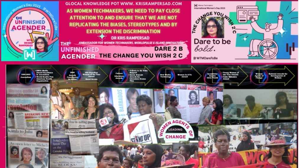 Become Women Agents of Change! Dare To Be The Change You Want To See! Get Involved Sponsor Support visit www.krisrampersad.com