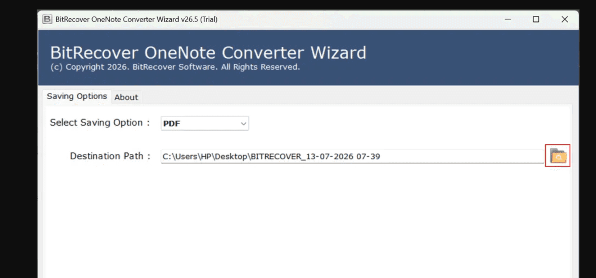 RecoveryTools OneNote Migration Tool