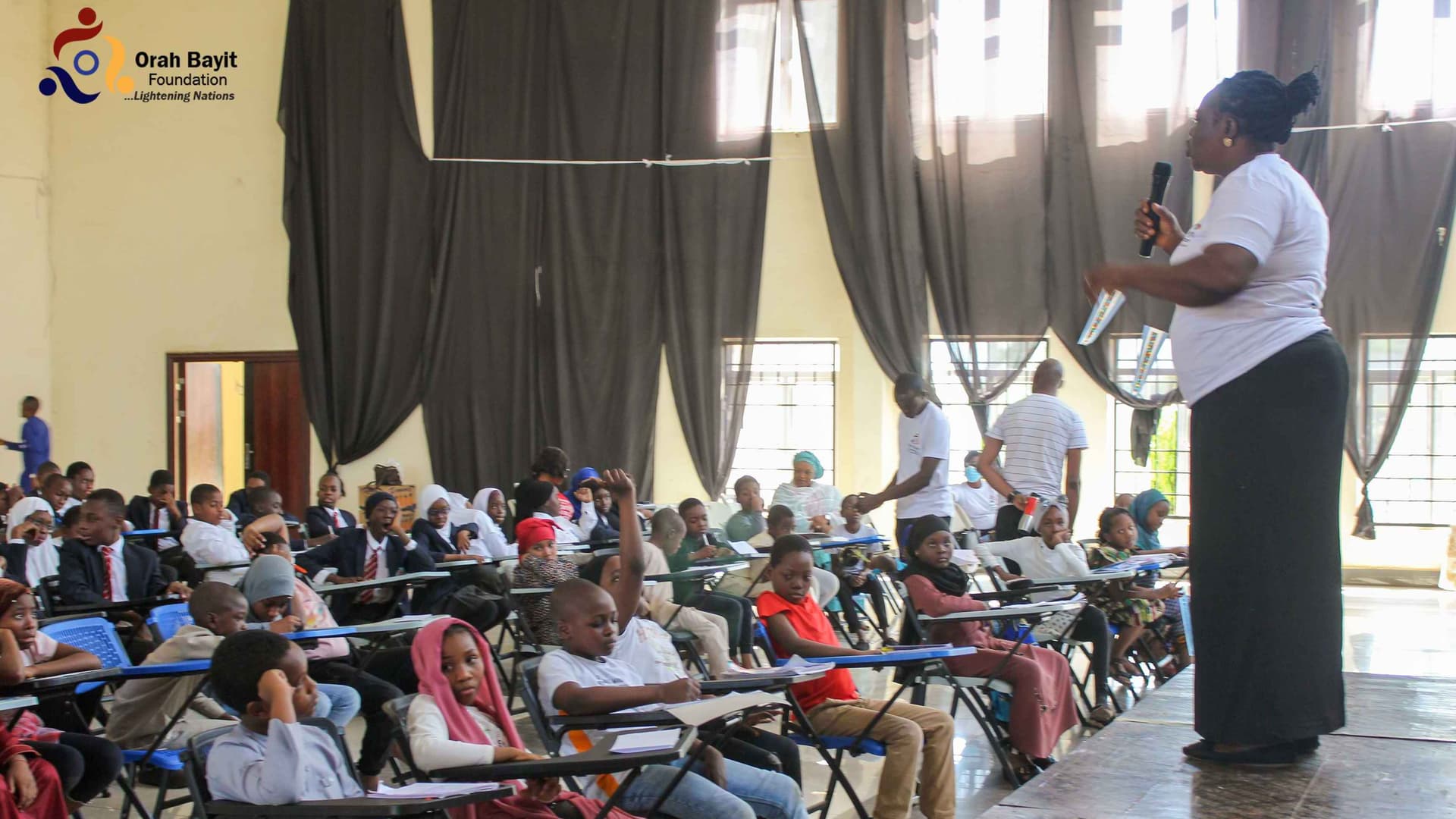 16 days of activism against Gender-Based Violence, engagement with children at The Fariah Academy